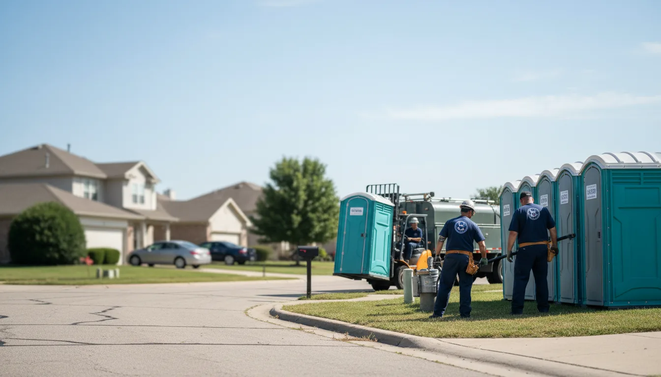 Porta Potty Rental in Evansville, WI near me